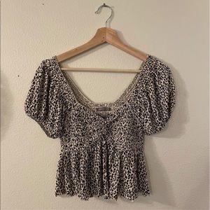Urban Outfitters Cheetah Crop